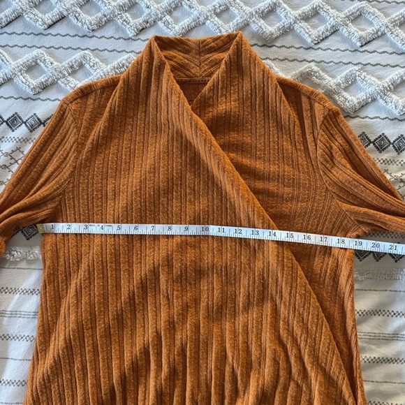 Maeve Anthropologie Rafela Hacci Surplice Top Ribbed Wrap M - Picture 12 of 12